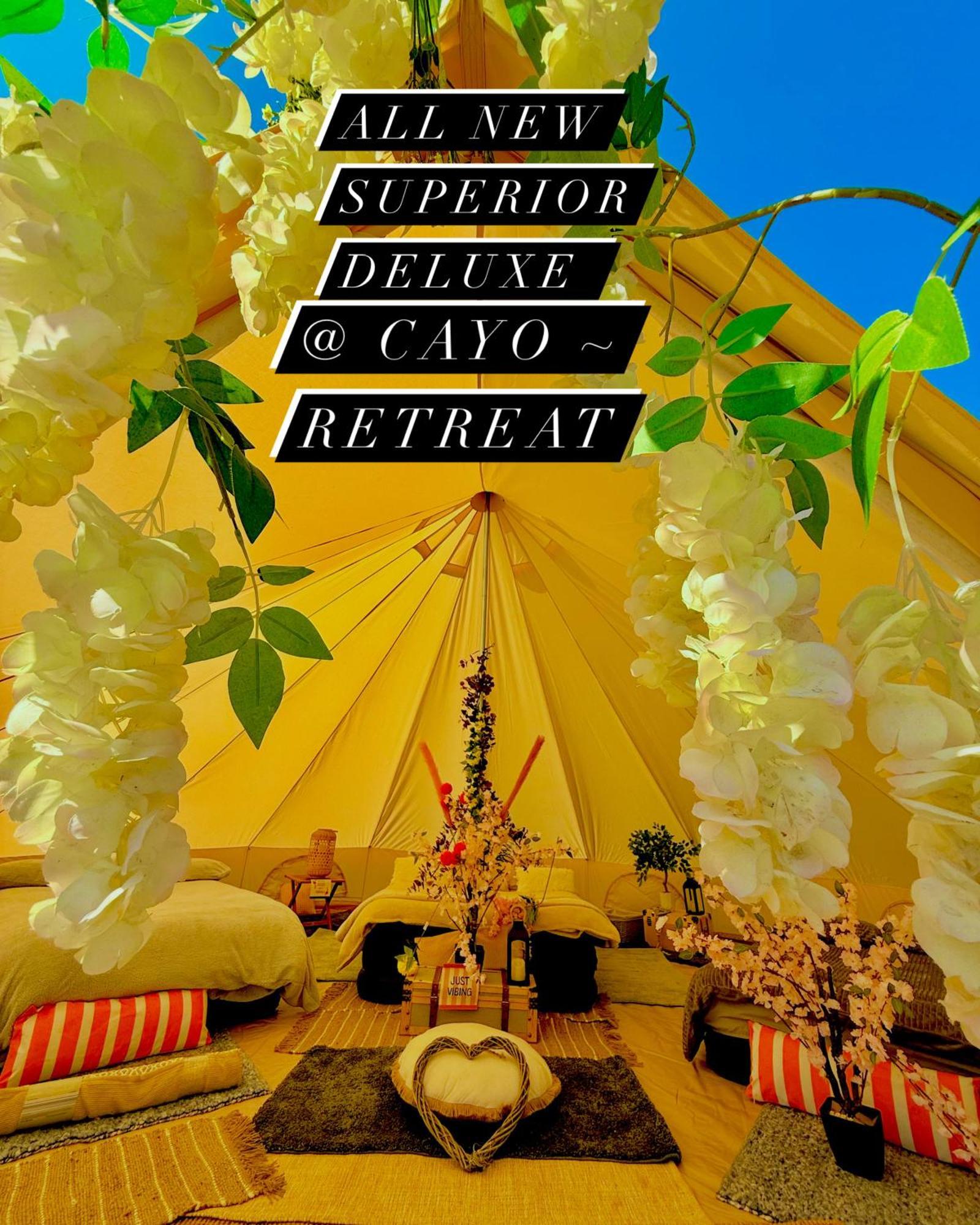 Cayoretreat Luxury Bell Tent Clodock المظهر الخارجي الصورة